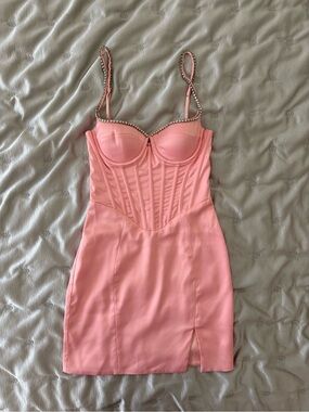 Oh Polly Pink Dress Lining - Soft Blush